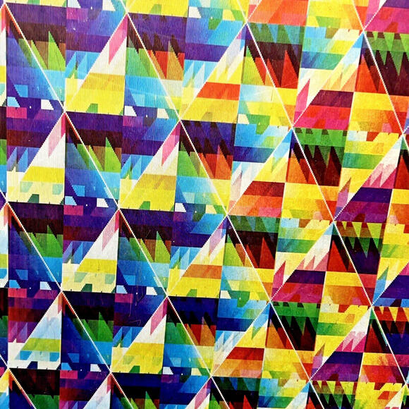 1960'S VARI VUE PSYCHEDELIC GEOMETRICAL MOVING MOTION ART NOS 14X16🔥🔥🔥 - Picture 2 of 6